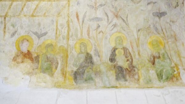 Димитриевский собор, росписи XII века