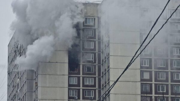 Пожар в жилом доме на Алтуфьевском шоссе. 28 декабря 2023