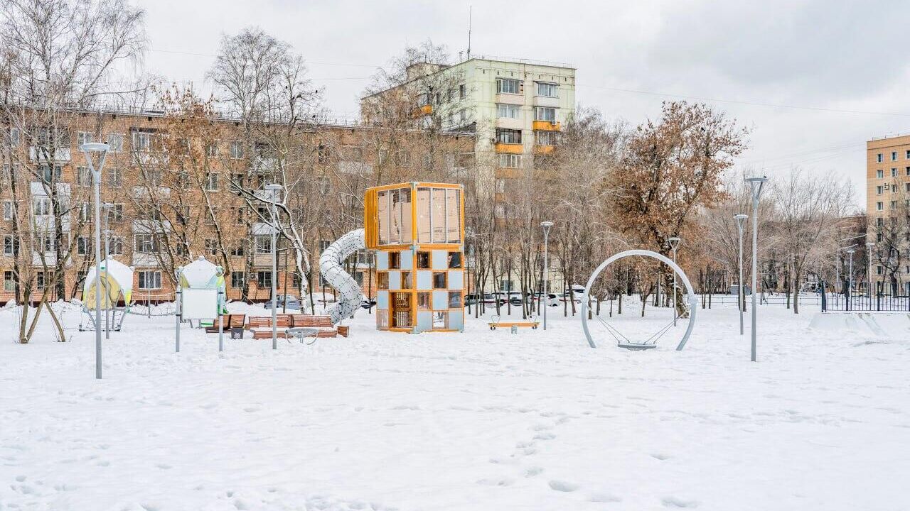 Возле городского вокзала Ростокино в Москве завершили благоустройство - РИА Новости, 1920, 28.12.2023