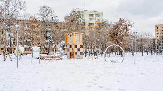 Возле городского вокзала Ростокино в Москве завершили благоустройство