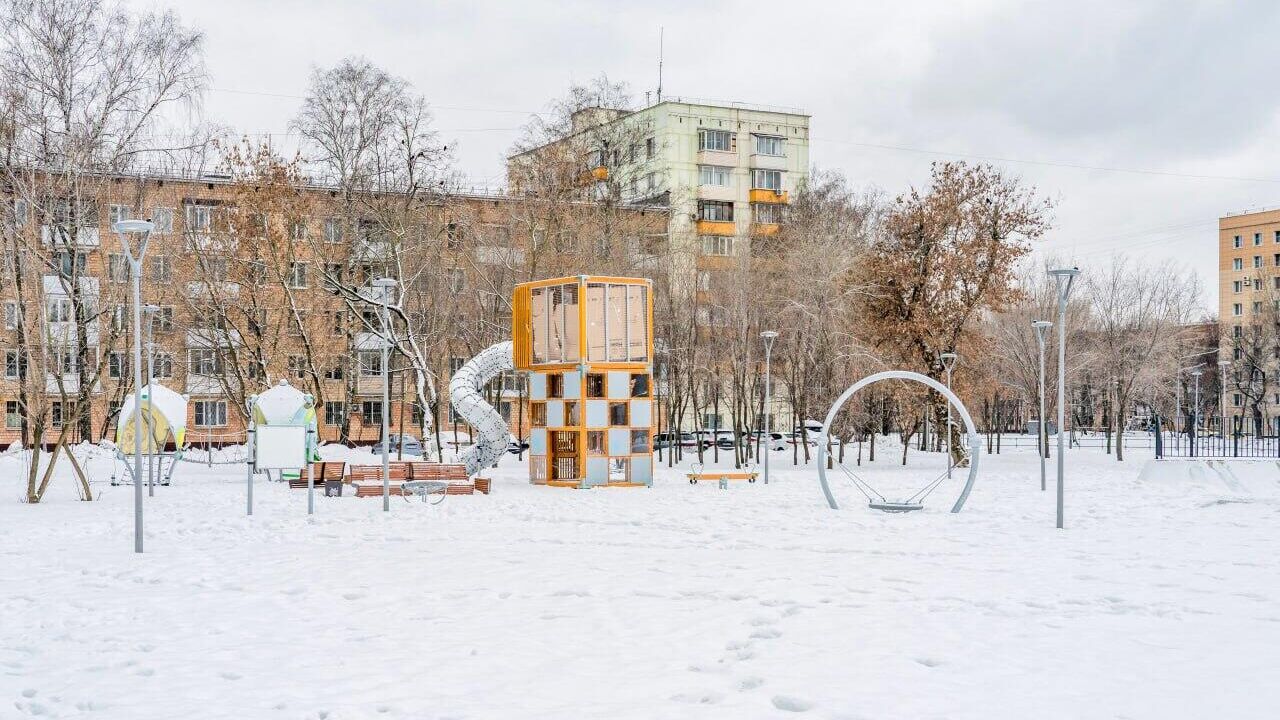 Возле городского вокзала Ростокино в Москве завершили благоустройство - РИА Новости, 1920, 28.12.2023