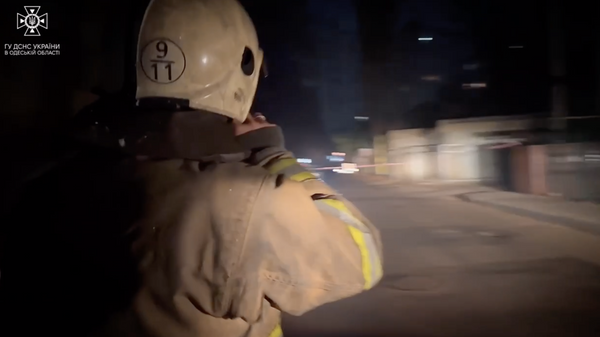 Пожарный в Одессе