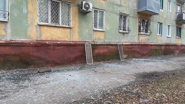 Последствия обстрела общежития училища в Горловке. 28 декабря 2023