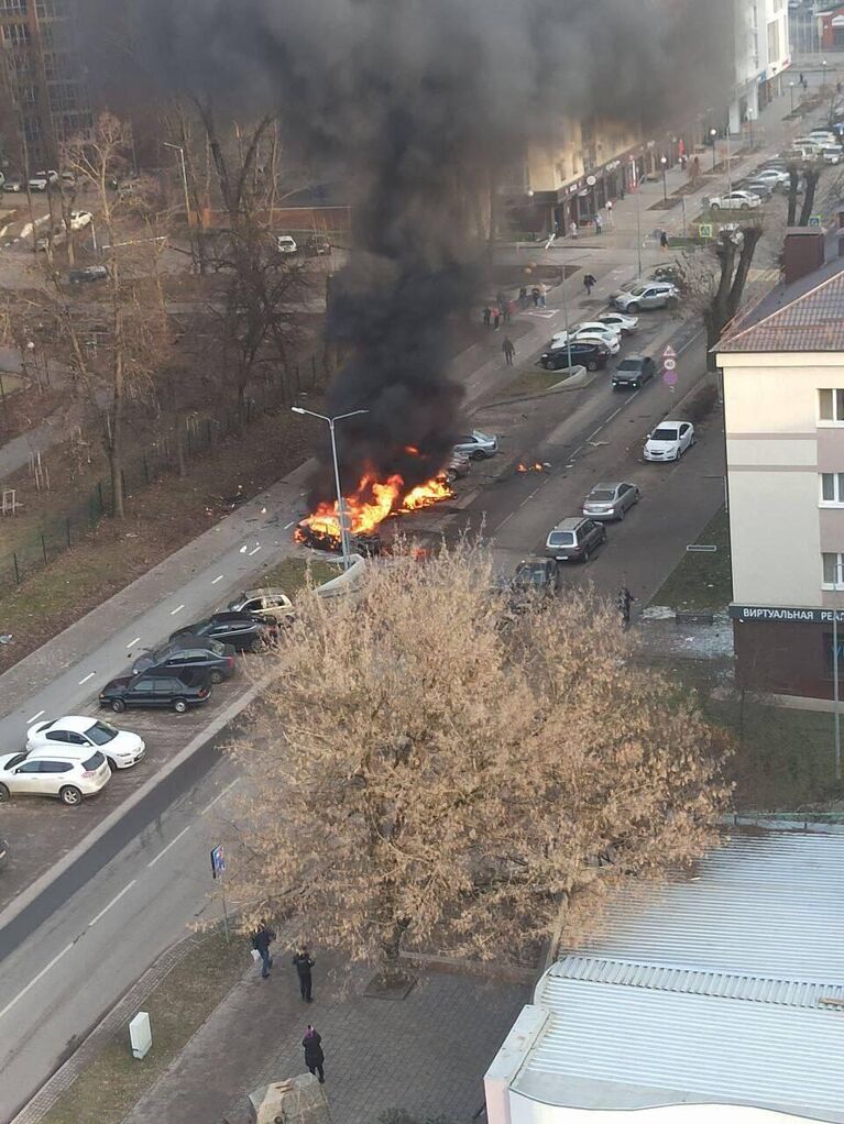 Последствия обстрела Белгорода со стороны ВСУ