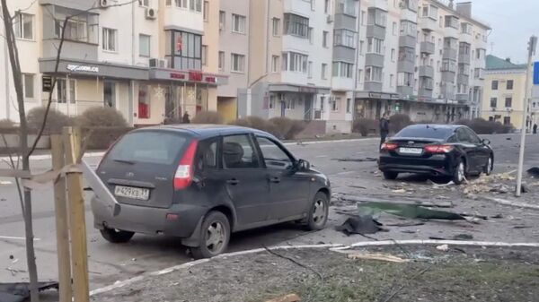 Последствия удара ВСУ по центру Белгорода