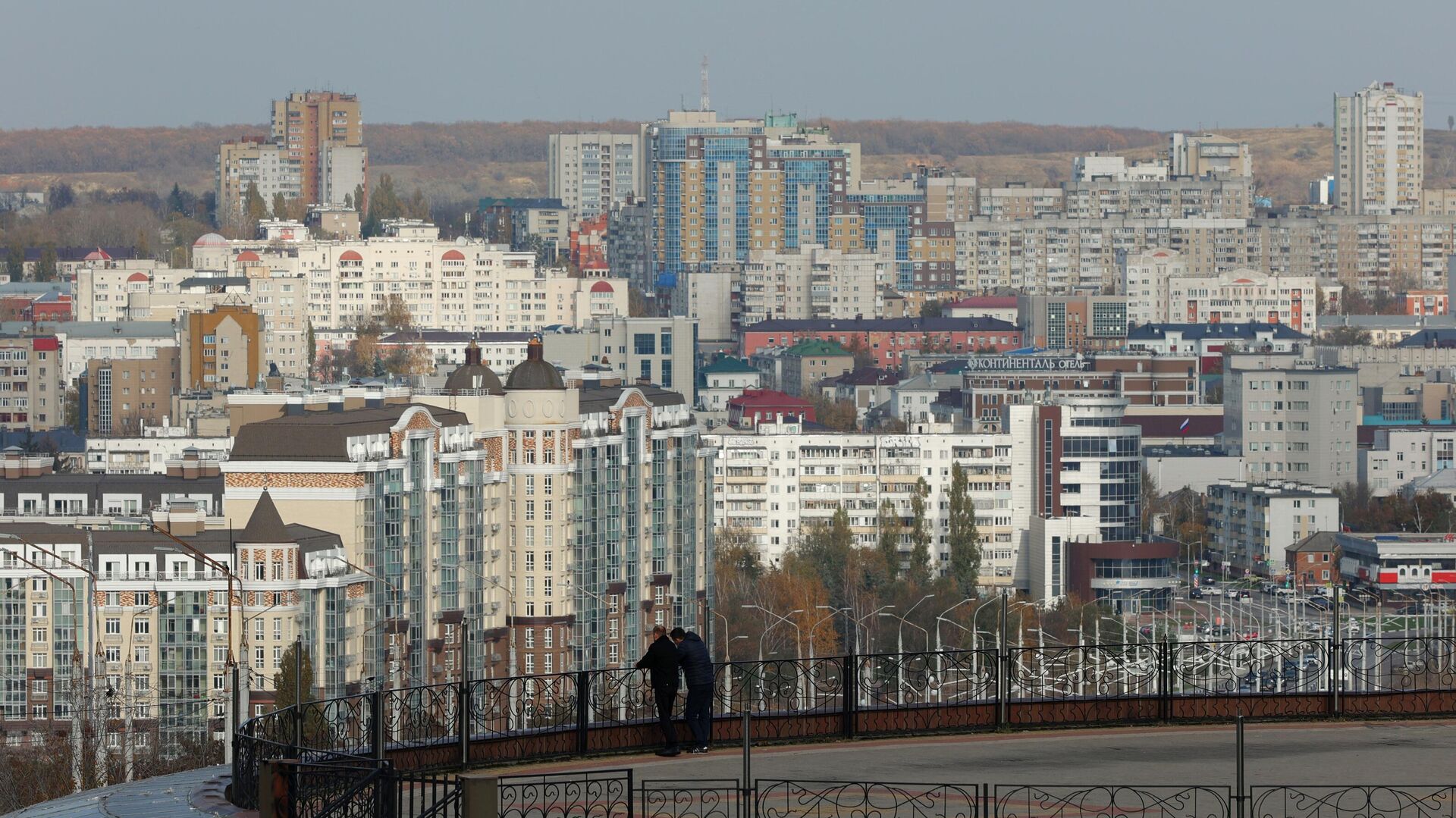 Вид на Белгород со смотровой площадки0