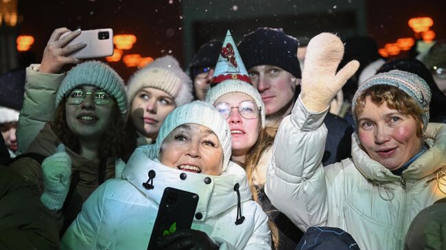 Новогодняя ночь на выставке Россия