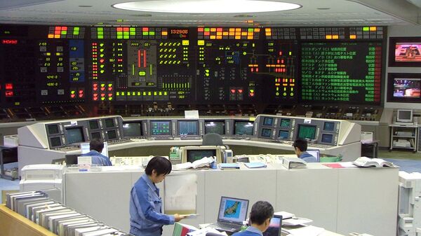 Сотрудники атомной электростанции Касивадзаки-Карива компании Tokyo Electric Power