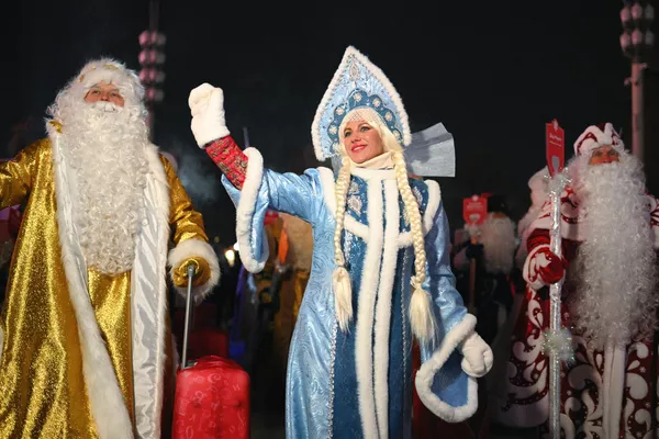 展覧会ロシア。 サンタクロースパレード