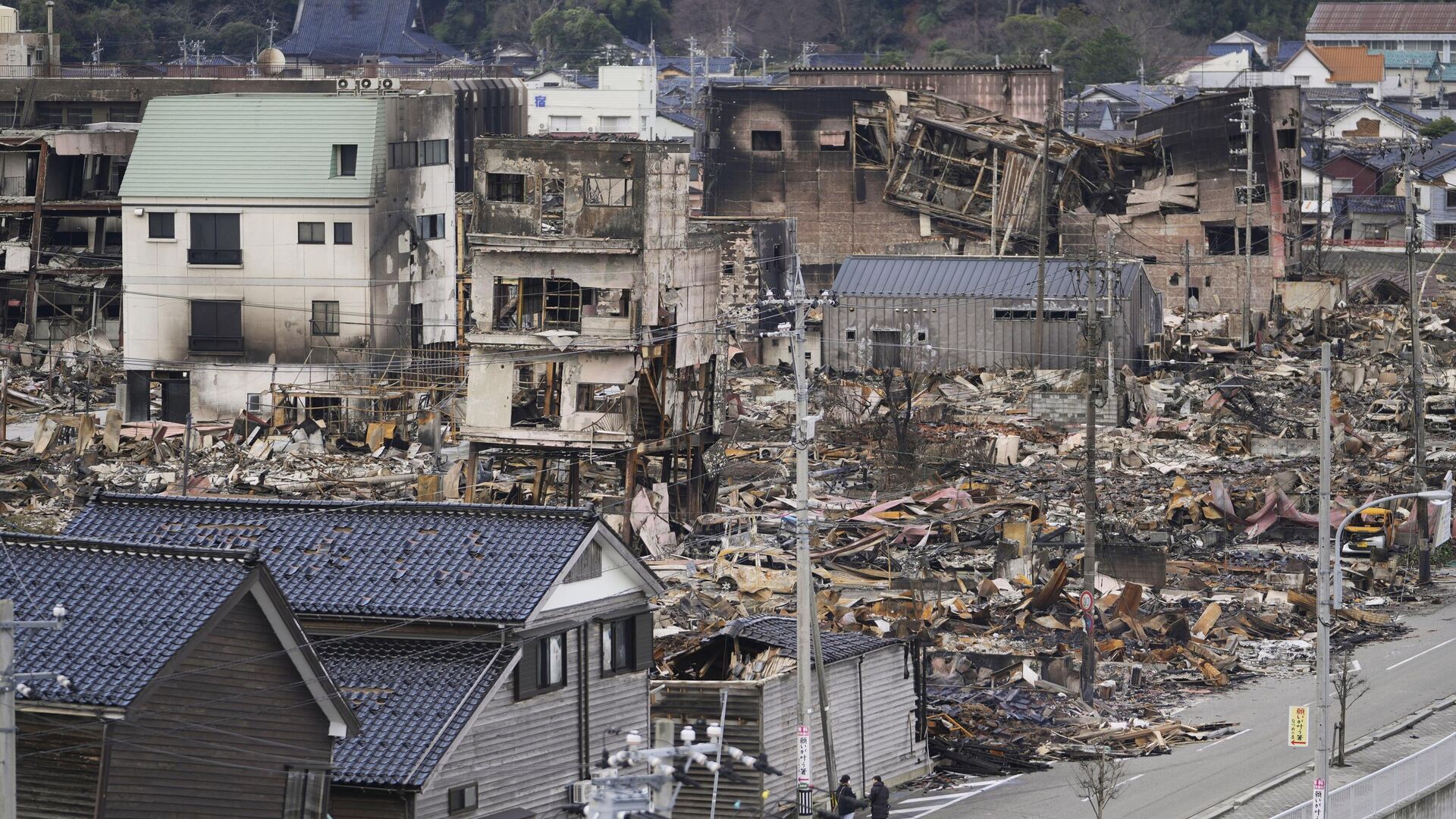 Последствия землетрясения в японском городе Вадзима - РИА Новости, 1920, 05.01.2024