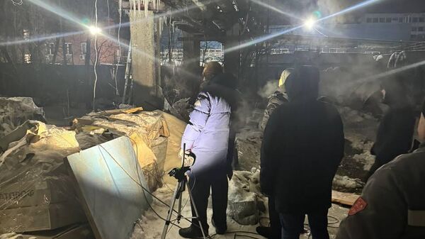 Последствия прорыва на теплотрассе в Подольске. 5 января 2024