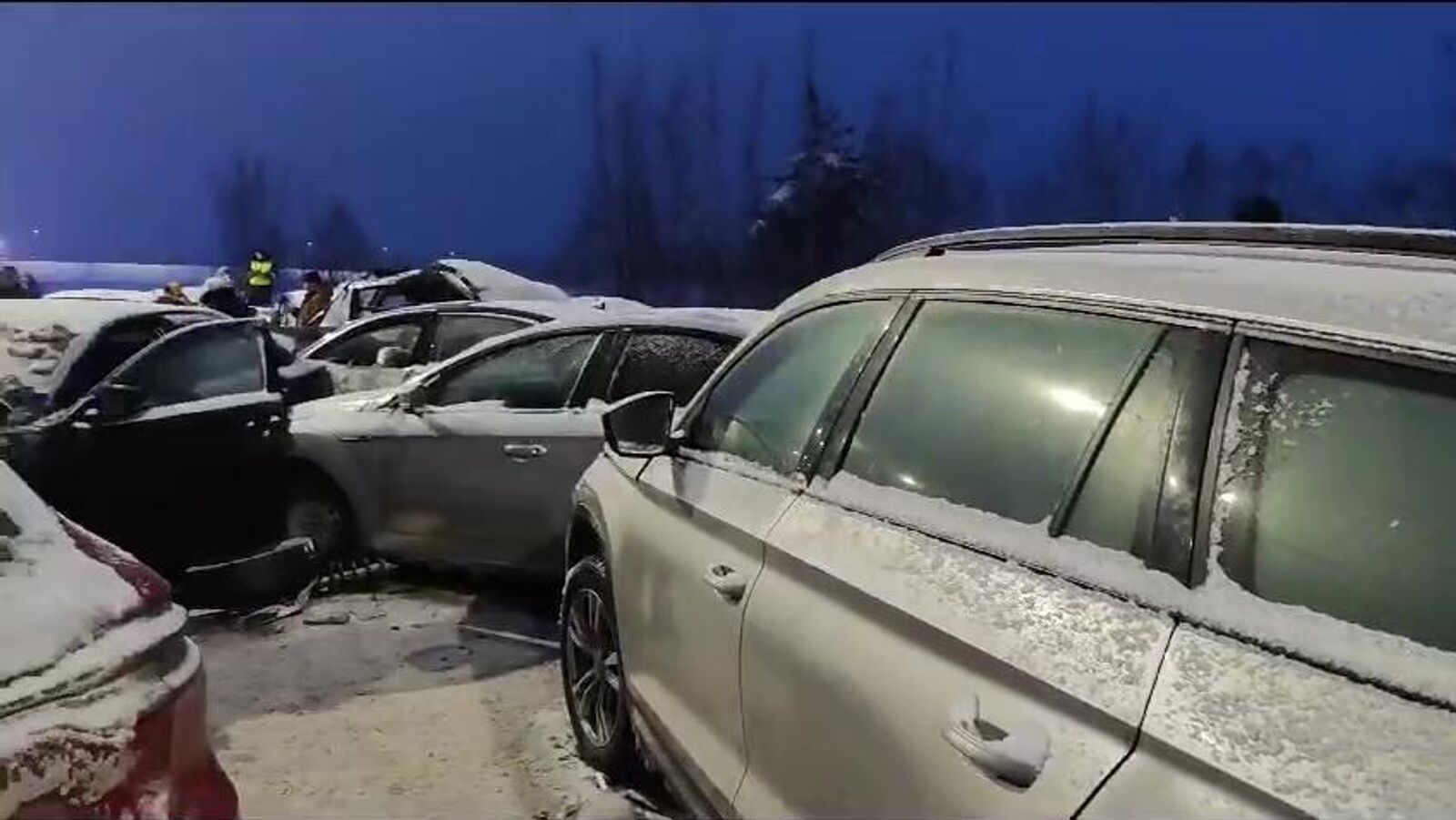 Массовое ДТП в Новгородской области