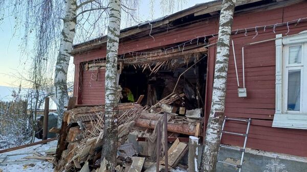 В Нижегородской области разрушилась стена одноэтажного жилого дома