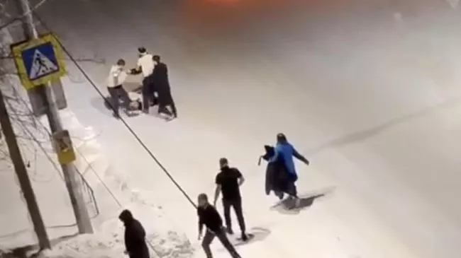Драка в Тюмени