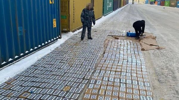 Кокаин, изъятый в порту Санкт-Петербурга