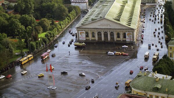 Вид на Центральный выставочный зал Манеж