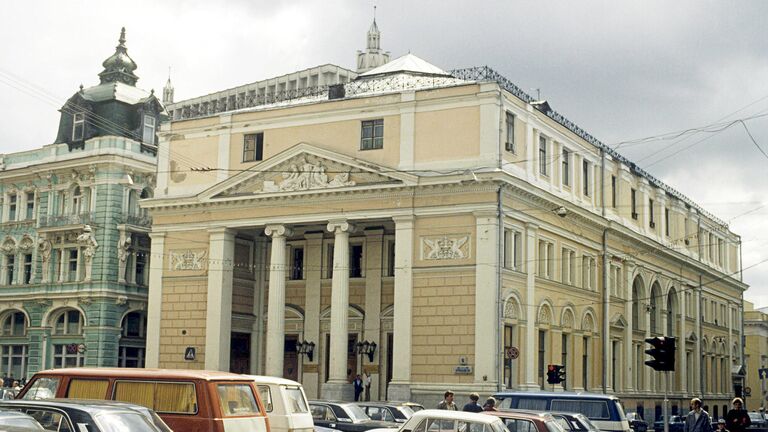 Здание Торгово-промышленной палаты на улице Ильинка в 1935-1990 годах.
