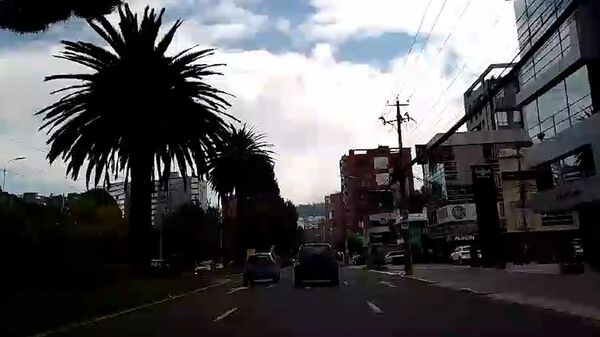 Опустевшие улицы Кито