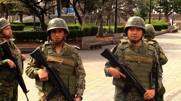 Усиление охраны вокруг Дворца правительства в Эквадоре