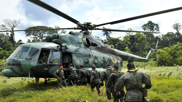 Военнослужащие армии Эквадора