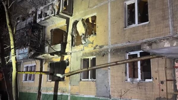 Последствия удара ВСУ по жилым домам Донецка