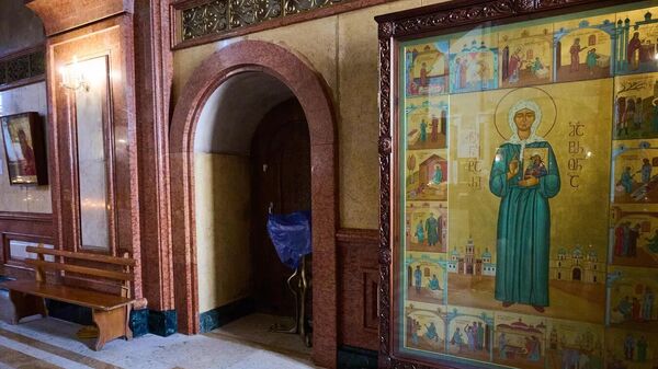 Икона Матроны Московской в тбилисском кафедральном Соборе Святой Троицы