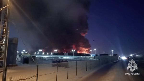 Пожар на складе Wildberries в Пушкинском районе Санкт-Петербурга. 13 января 2024
