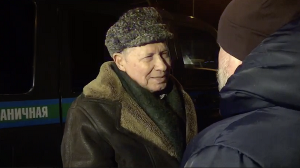 Российский военный пенсионер Борис Катков, которого принудительно депортировали из Латвии