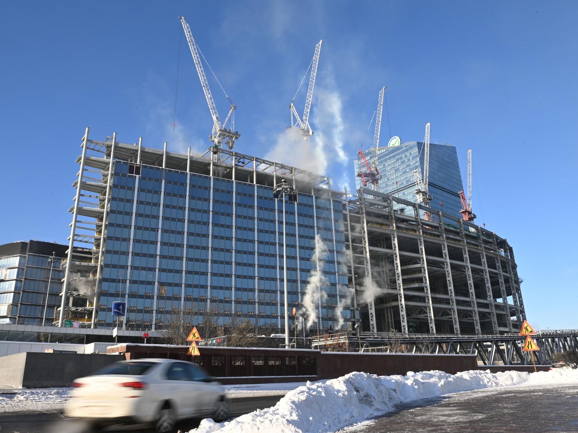 Пожар на Кутузовском проспекте в Москве локализовали - РИА Новости,  13.01.2024