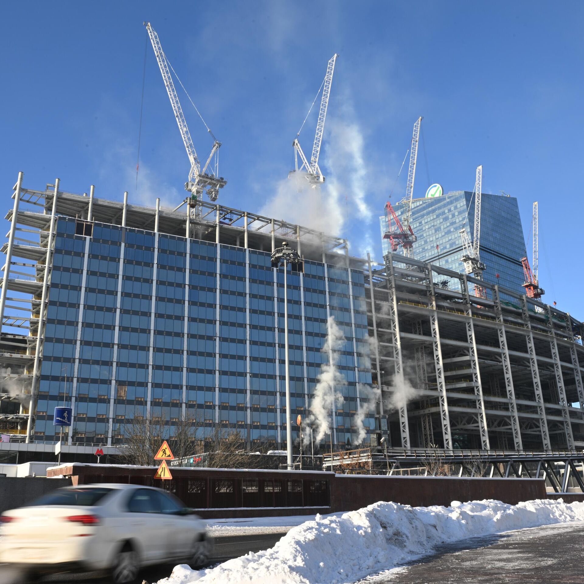 Пожар на Кутузовском проспекте в Москве локализовали - РИА Новости,  13.01.2024