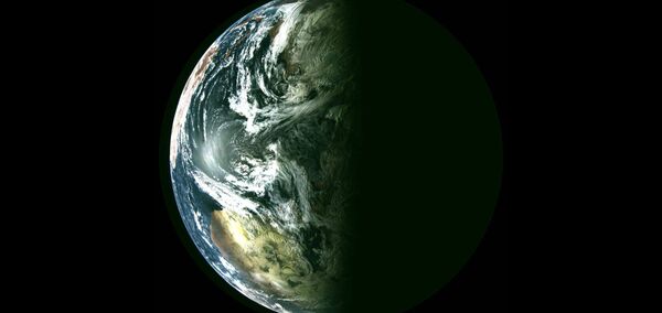 Снимок со спутника Арктика-М № 2