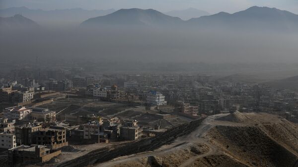 Вид на горы к западу от Кабула
