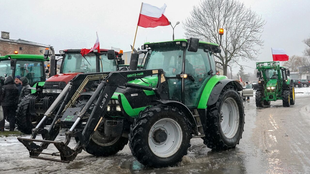 Польские фермеры устроили по всей стране акцию протеста из-за Украины - РИА  Новости, 24.01.2024