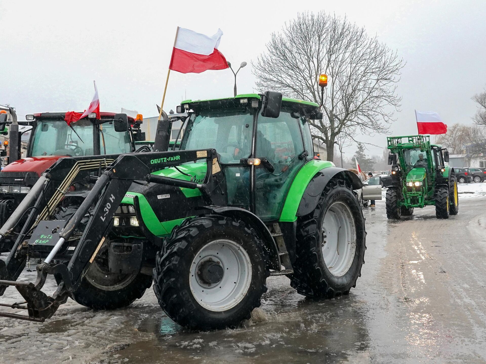 Польские фермеры устроили по всей стране акцию протеста из-за Украины - РИА  Новости, 24.01.2024