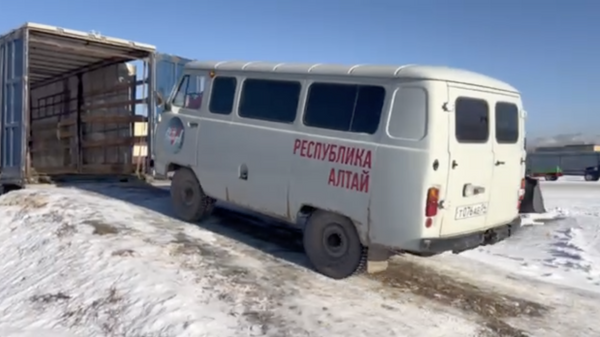 Автомобиль для эвакуации раненных, отправленный в зону СВО республики Алтай