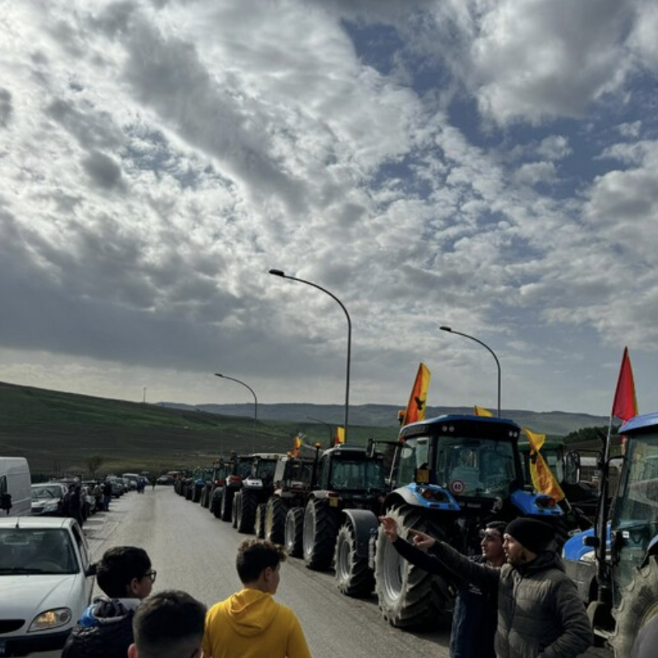 В Италии фермеры провели акции протеста на сельскохозяйственной технике -  РИА Новости, 25.01.2024