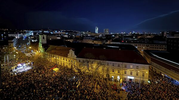 Митинг против планов правительства провести масштабную реформу уголовного законодательства в Братиславе