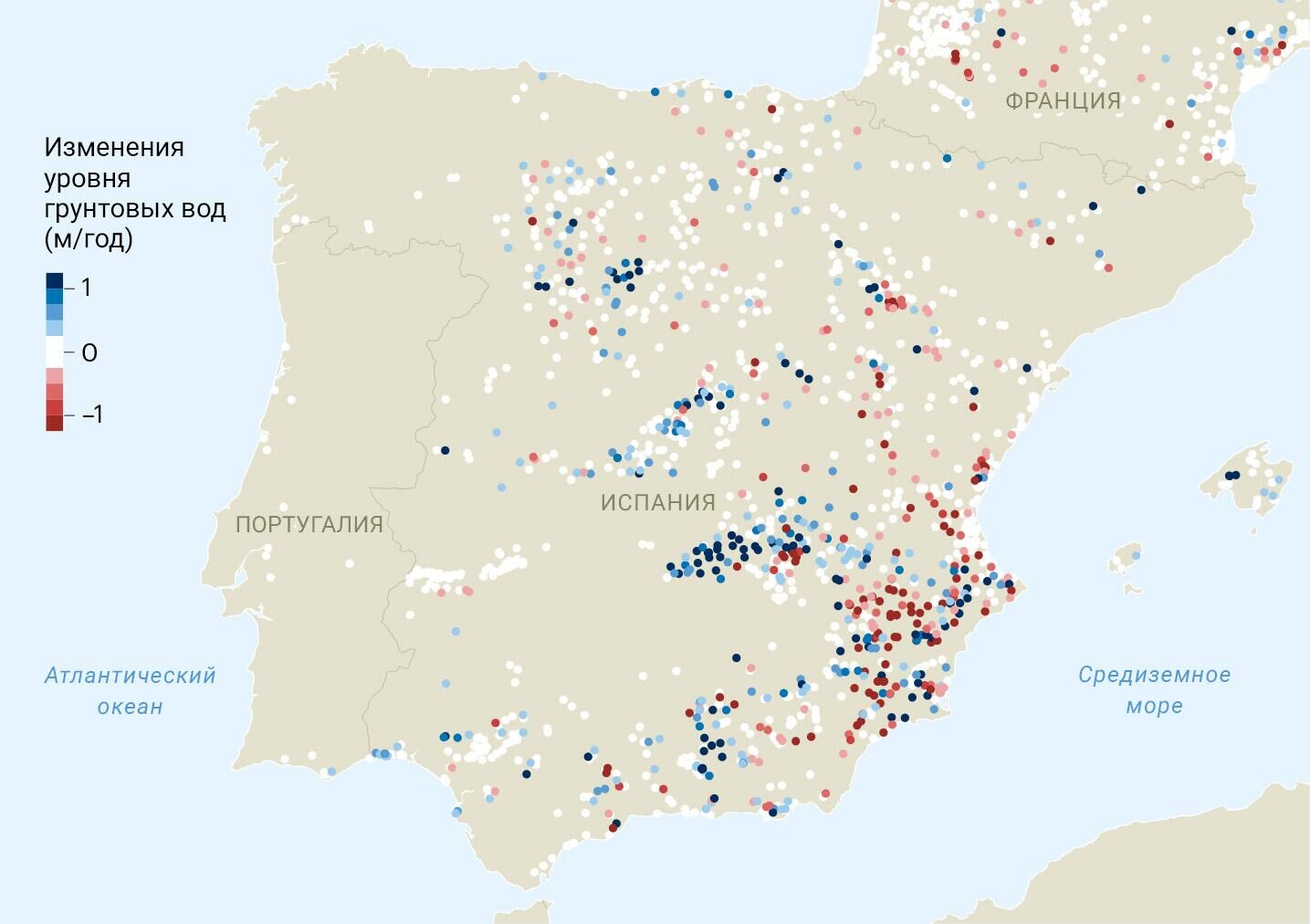 Уровень грунтовых вод на Пиренейском полуострове - РИА Новости, 1920, 26.01.2024