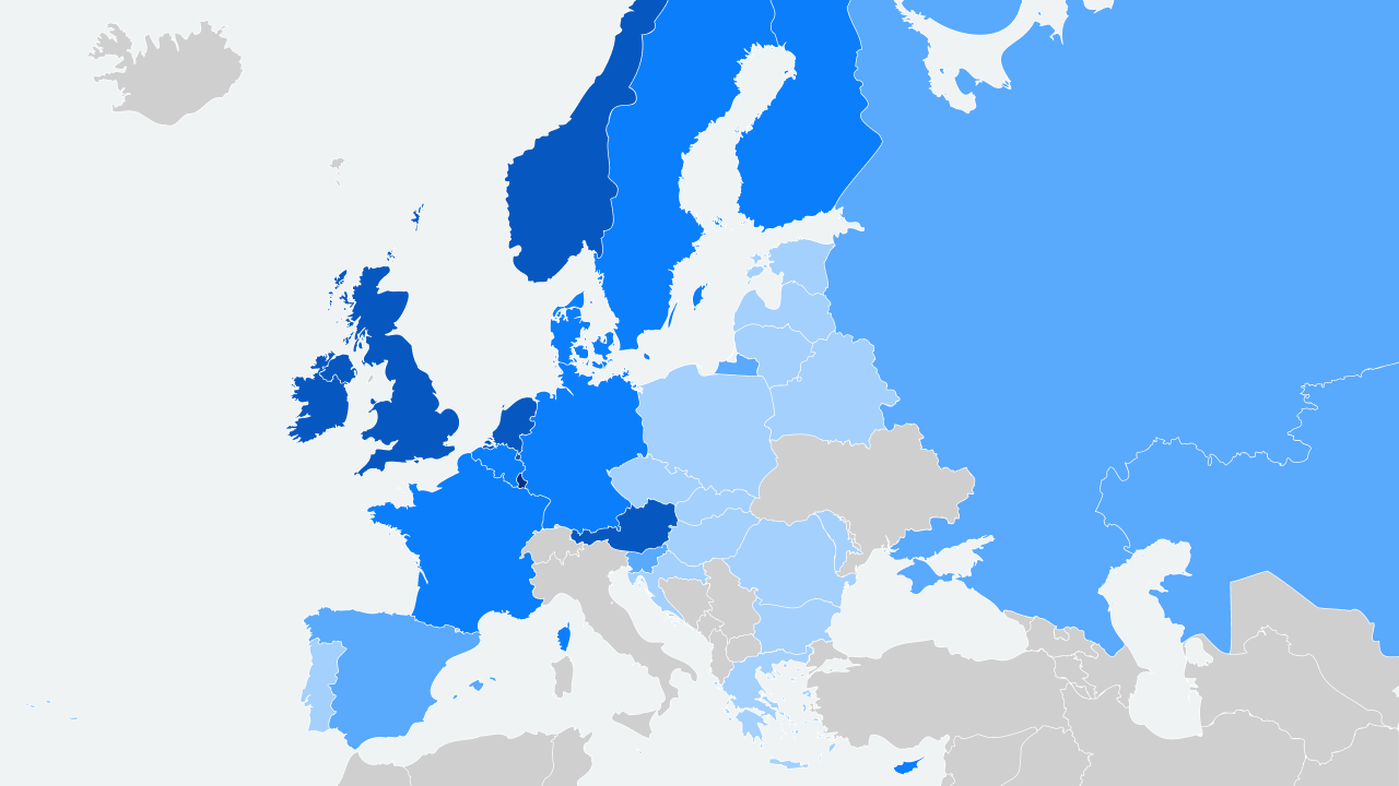 Рейтинг доступности бензина в странах Европы