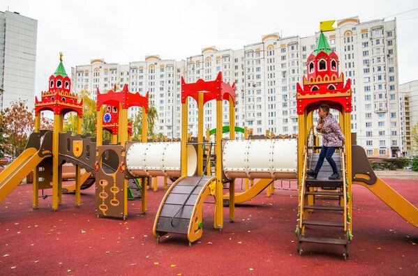 Детская площадка на улице Маршала Кожедуба