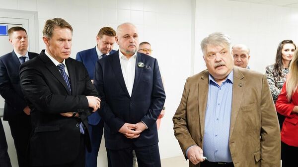 Открытие нового корпуса Кузбасской инфекционной больницы