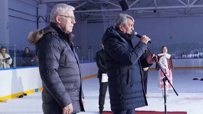 Открытие ледового комплекса Тагбан во Владикавказе