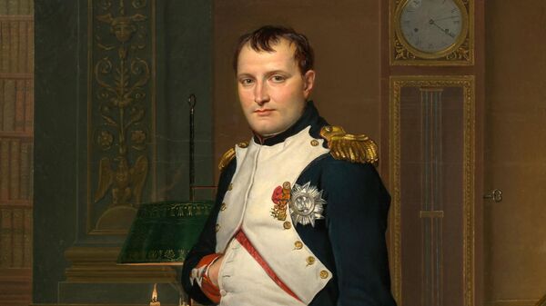Картина Жака-Луи Давида Император Наполеон в своем кабинете в Тюильри