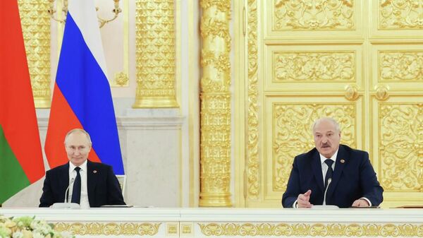 LIVE: Путин и Лукашенко на заседании Высшего государственного совета Союзного государства