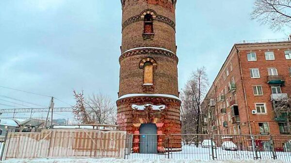 Водоемная башня на станции Москва-Товарная