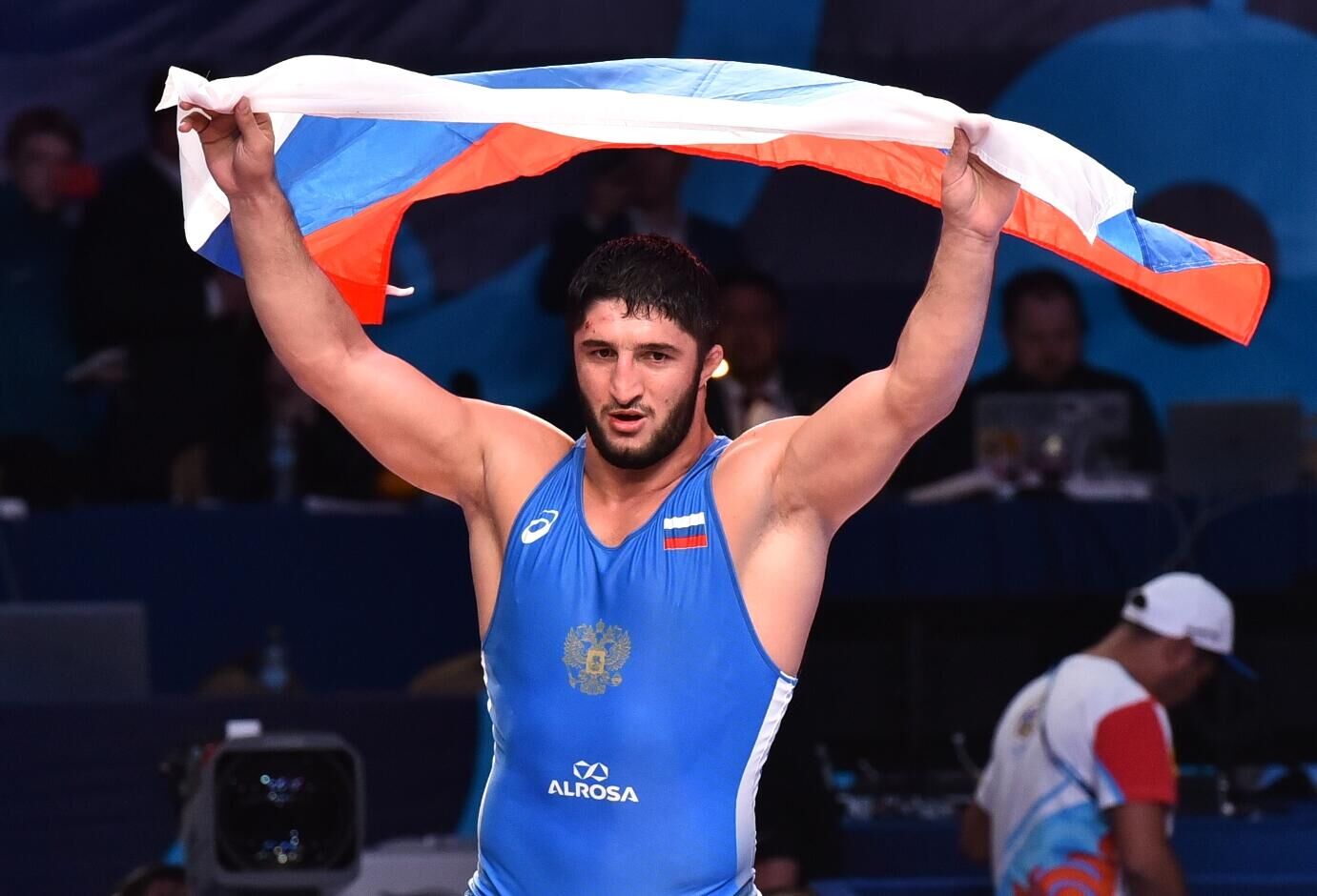 Абдулрашид Садулаев радуется победе Абдулрашид Садулаев радуется победе - РИА Новости, 1920, 01.11.2025