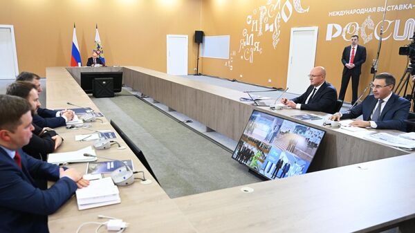 Президент России Владимир Путин проводит совещание О ходе реализации федерального проекта по созданию сети современных кампусов