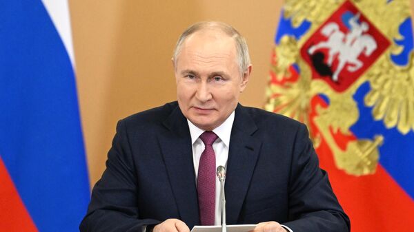Президент России Владимир Путин проводит совещание О ходе реализации федерального проекта по созданию сети современных кампусов