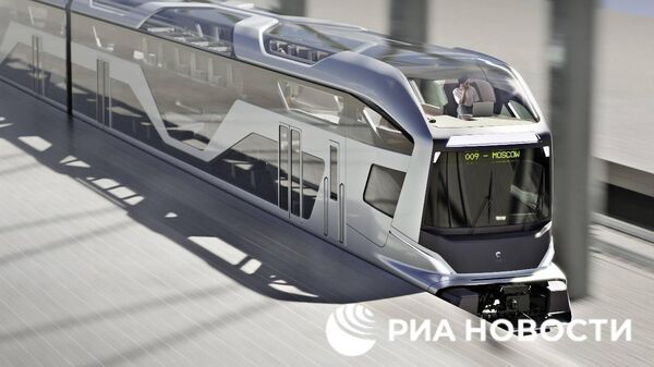 Дизайн стеклянного поезда от 2050.ЛАБ