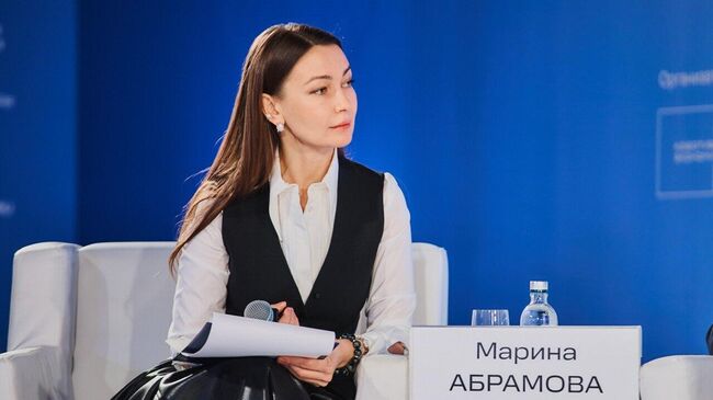 Президент АНО Креативная экономика Марина Абрамова